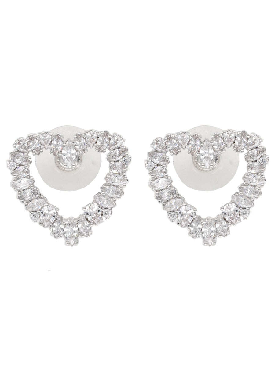 Self-Portrait Earrings - Silver | 6f3914554acc23921a89583d2ddb12eabf4e3eb9
