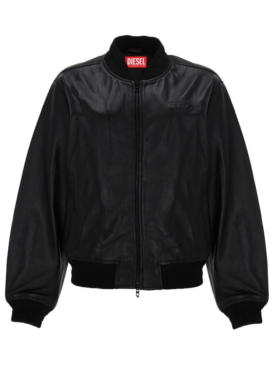 Diesel Leather Jackets - Black | 175c60f27787fe44d91942d9cfbf2d2b517c36c9