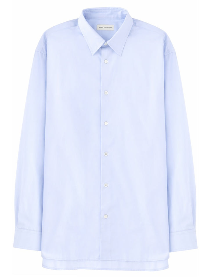 Dries Van Noten Shirts - Azure | 3528a5ee45631de4dae87ce79086cd2d4a650311