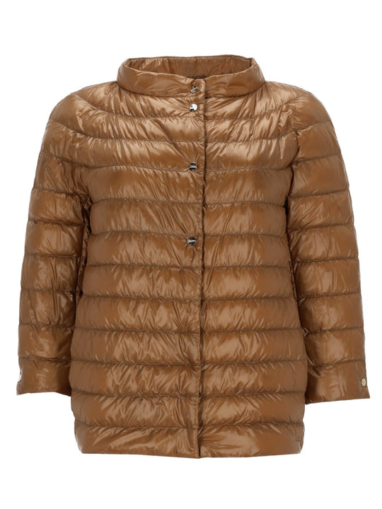Cropped Padded Down Jacket