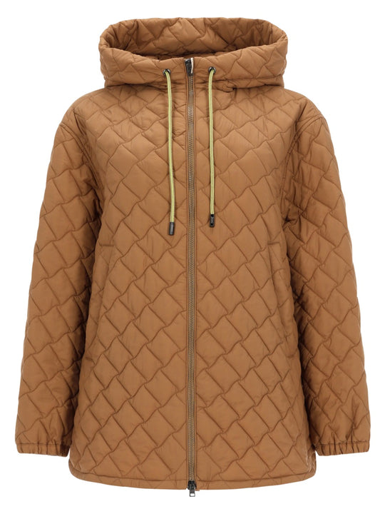 Quilted Jacket With Hood