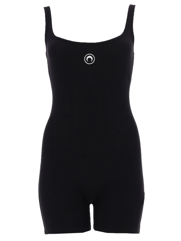 Short Jumpsuit With Logo
