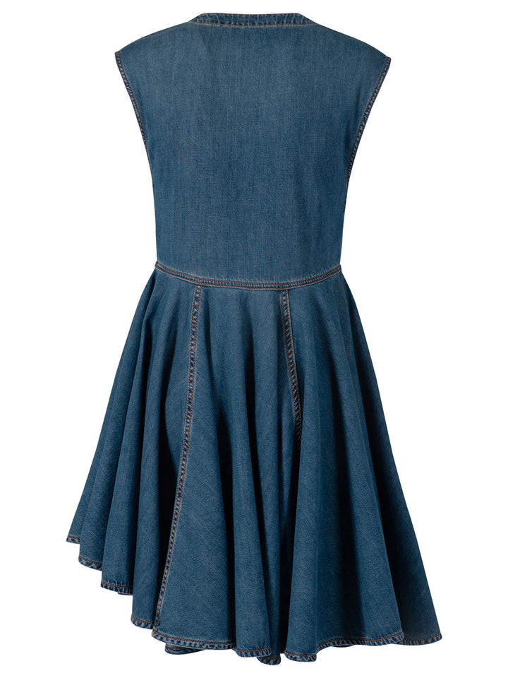 AlaÏA Mini dresses - Blue | 6202dfdc0e8b7f78ea841e034eb8409698984740