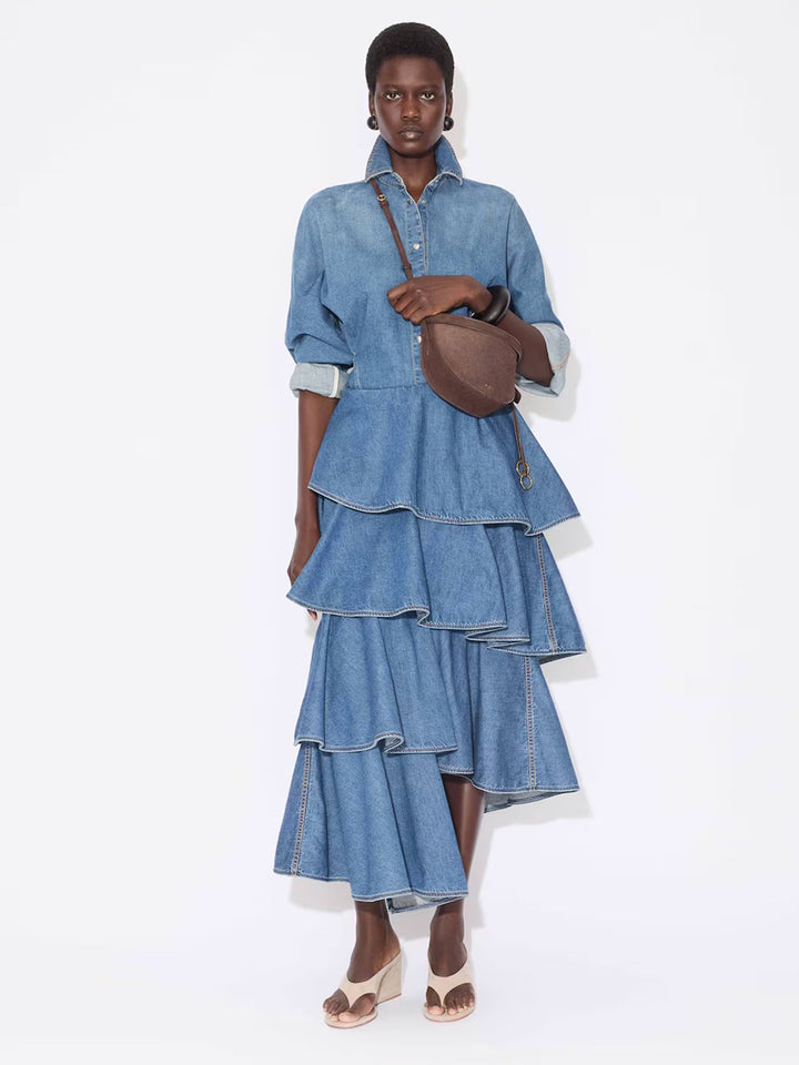 AlaÏA Denim&leather - Blue | 38e1473e09435cb53e2dc93f6f8364d3148a3d8f