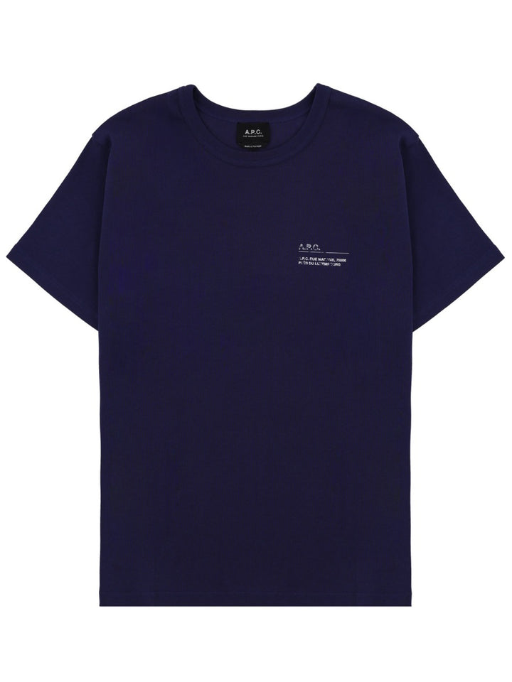 A.P.C. T shirts - Blue | 39fc280e02d708787e27d2e2a2dc5f3ecf64ca10