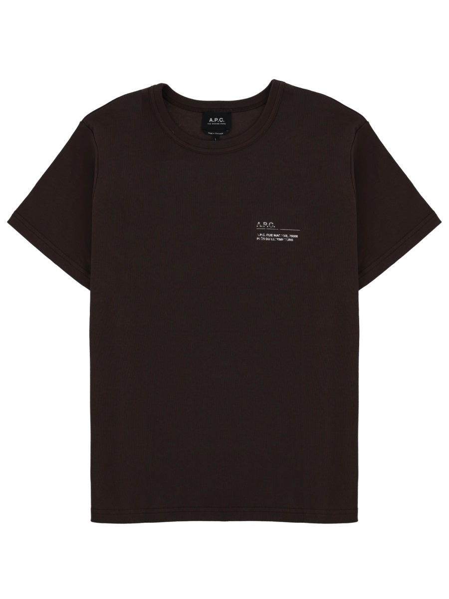 A.P.C. T shirts - Brown | 682cc2b1014cca81e87478638a139ec668418334