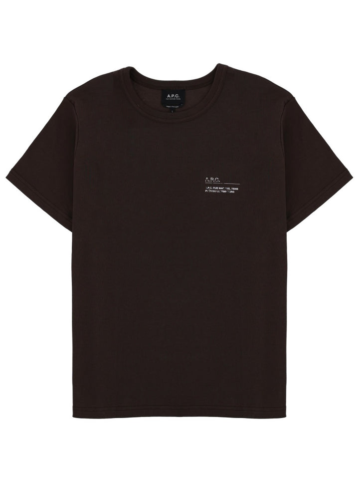 A.P.C. T shirts - Brown | 682cc2b1014cca81e87478638a139ec668418334