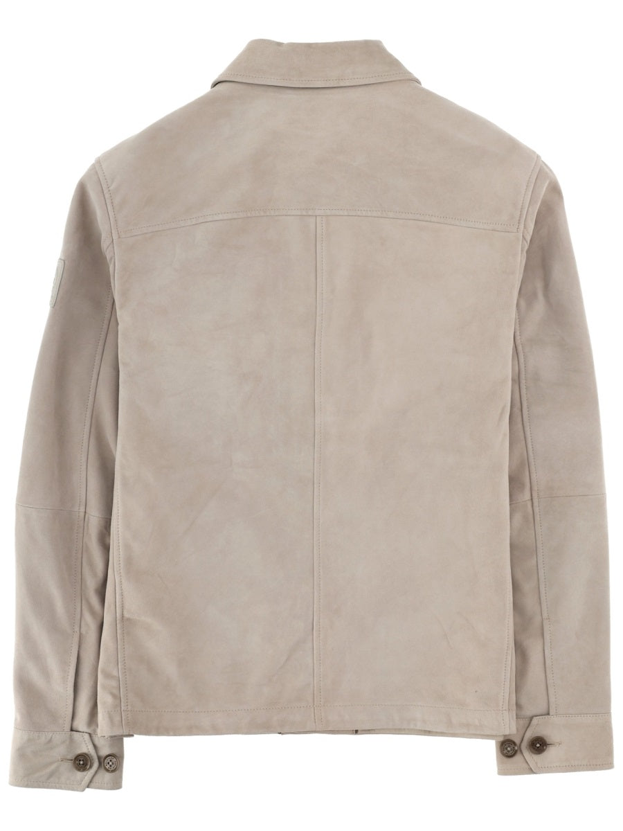 Belstaff Leather Jackets - Dove | e17ace336e7b58b4f8e0ba6e074bd3a391ba04e3
