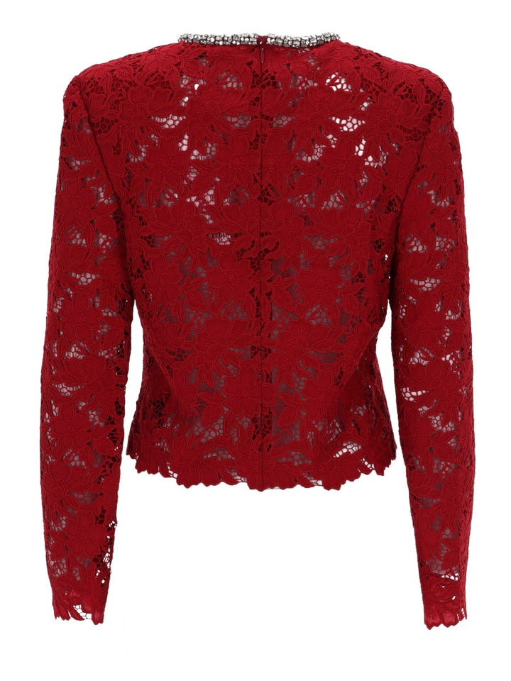 Self-Portrait Tops - Bordeaux | 5ae110aced885e6202404f613a7eae880d319ecd