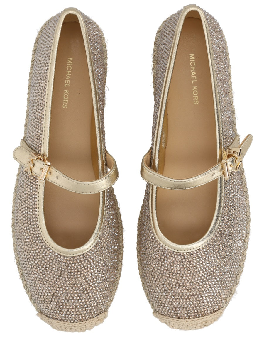 Michael Kors Flat Shoes - Gold | e4fdf0a30b2d1304ed3642e7d16bef6c1063d501