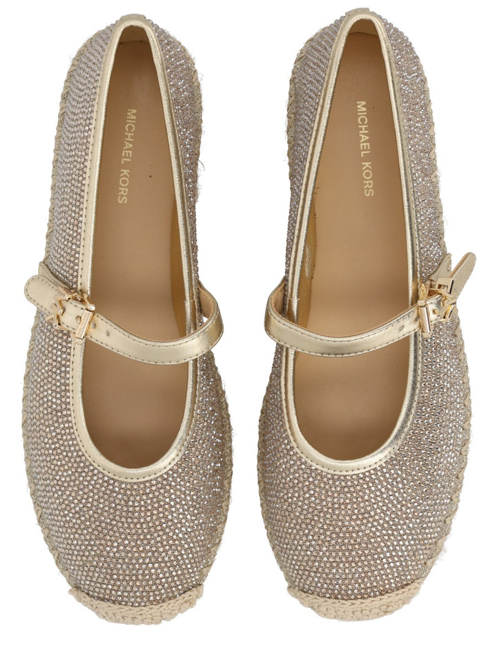 Michael Kors Flat Shoes - Gold | e4fdf0a30b2d1304ed3642e7d16bef6c1063d501