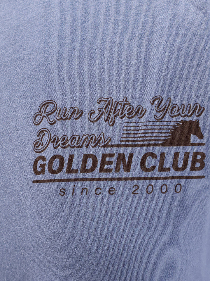 Golden Goose T-shirts and Polos - CHINA BLUE | ea9203fb69fb71407bdc485bc44014441443d7ec