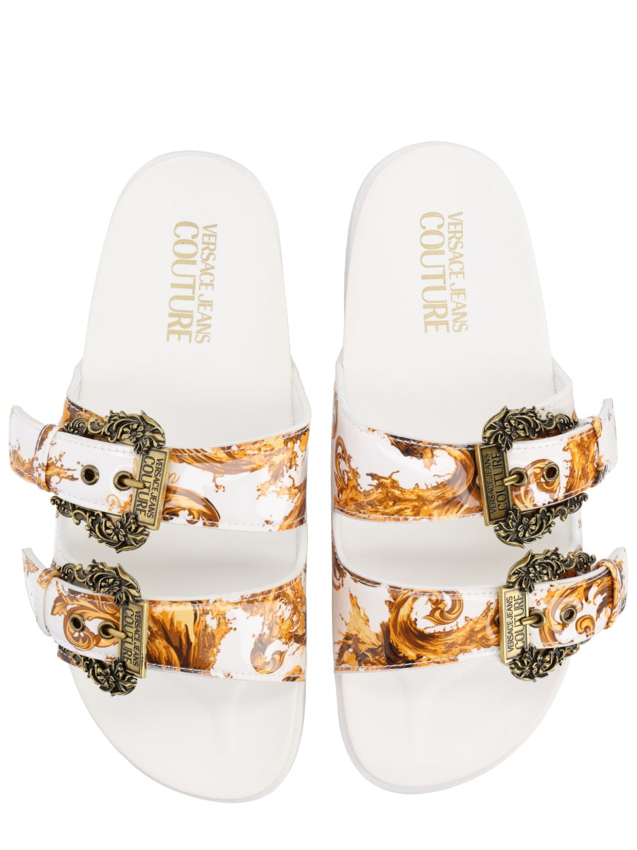 Versace Jeans Couture Sandals - White | e65642273d87acd3f63613abd7bd20bc6bea5167