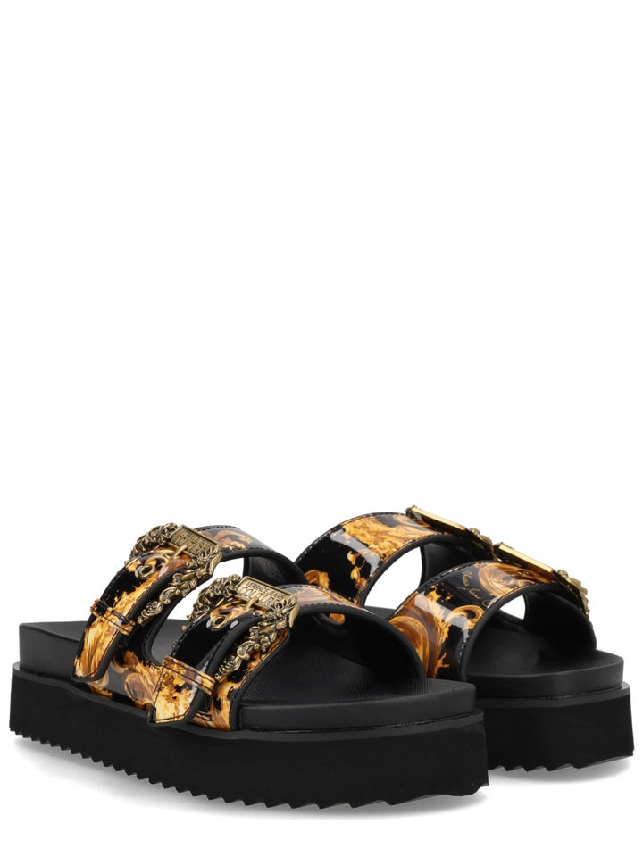Versace Jeans Couture Sandals - Black | c8767cc9d92e71d1b46701764e991f2f09f30617