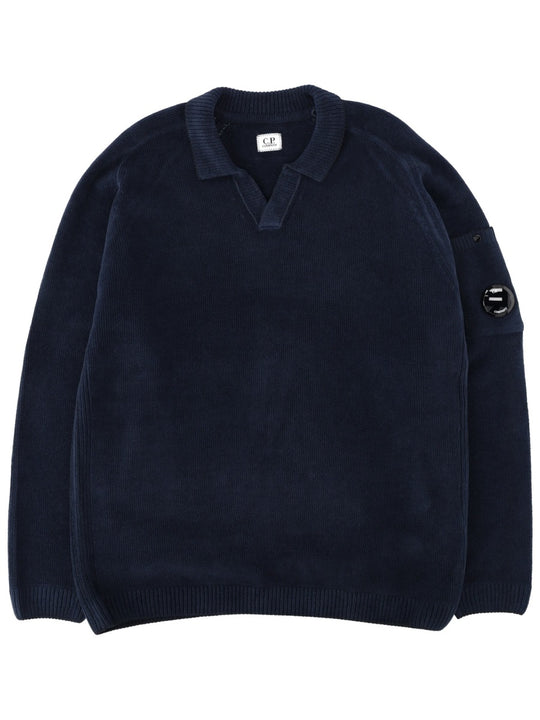 Cotton Knit Polo Shirt