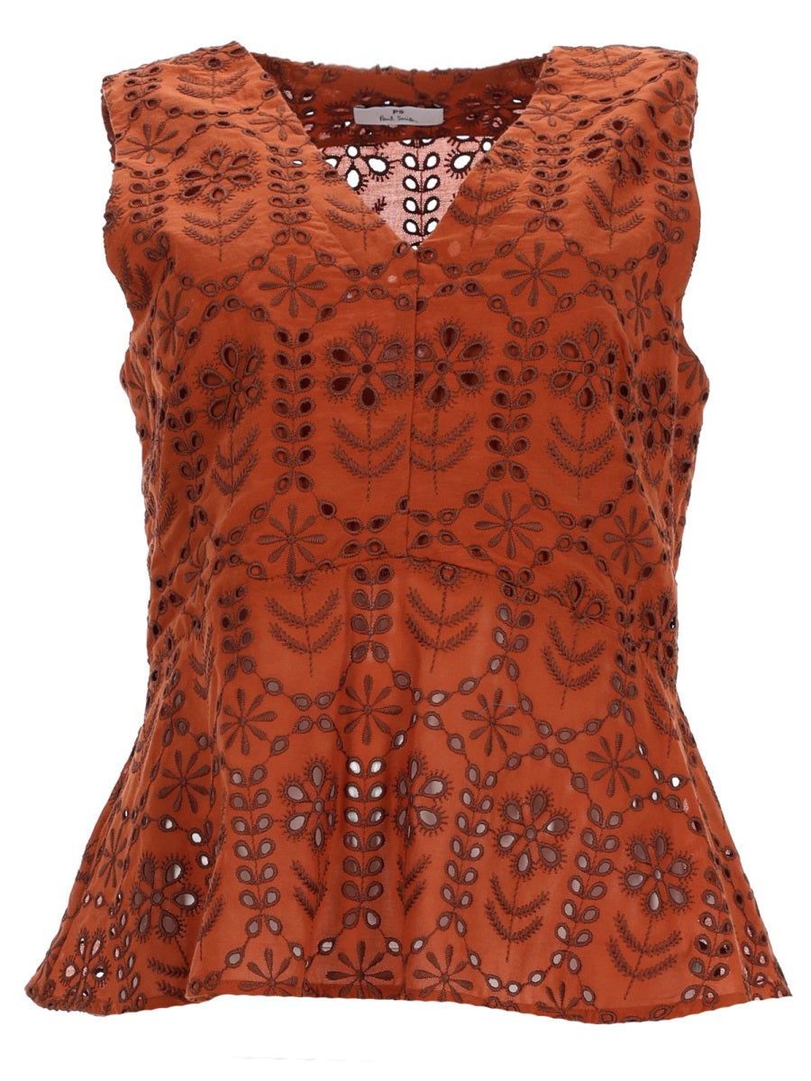 Ps By Paul Smith Tops - Brown | 025c406eae67e650f3b4cd1ddbe040199a9c27df