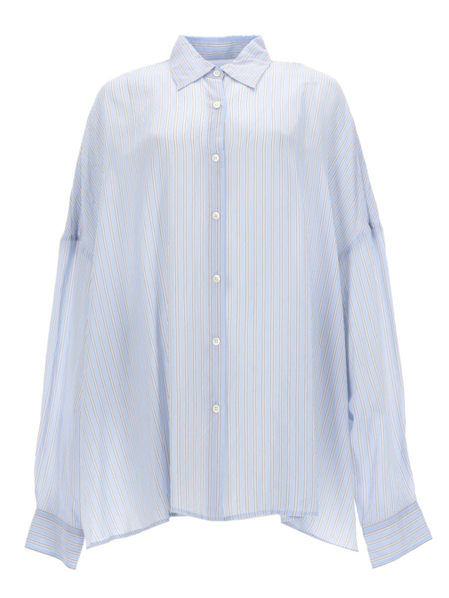 Dries Van Noten Shirts - Azure | 1df80b18e90a3d90df87e4eaef850b1560470658