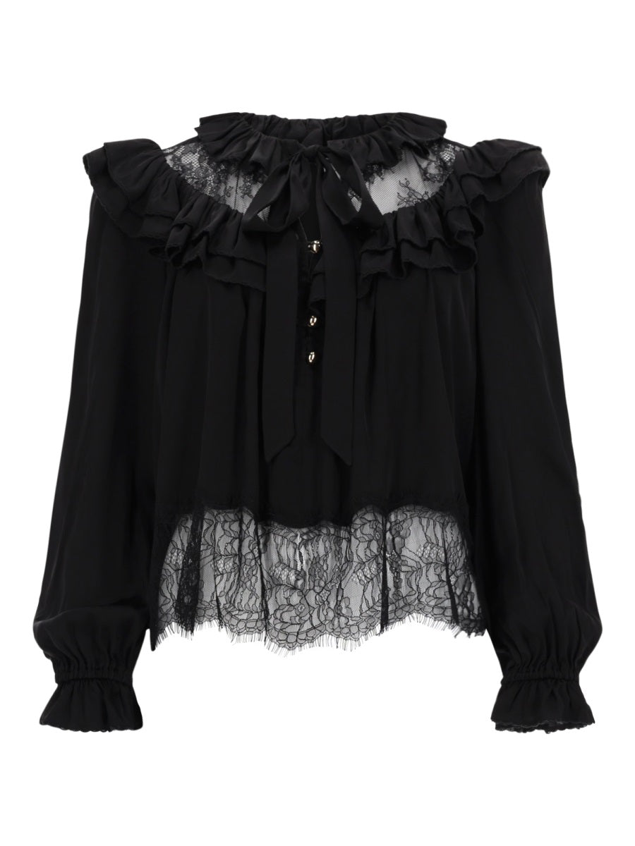 Self-Portrait Tops - Black | a03cdffb67dfcac429382db9c60fdead70bac6af