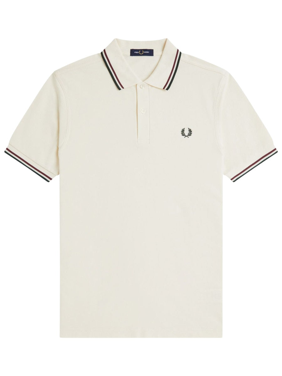 Fred Perry Polo - Ivory | 70376381ee819e52eeaaebca7a7baf8a687a2dea