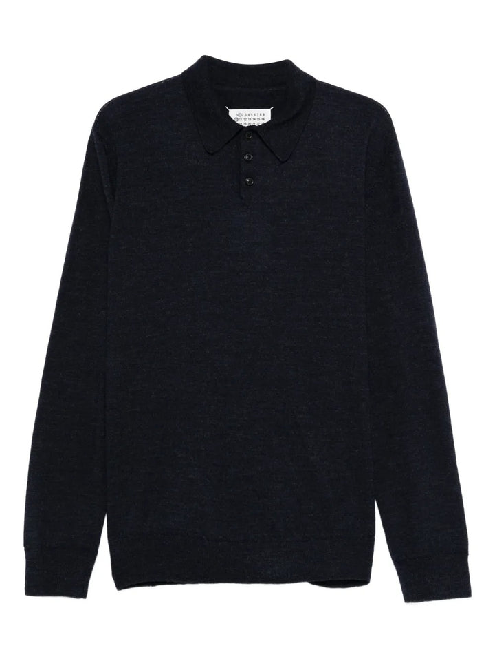 Maison Martin Margiela Polo neck - Blue | 7e1af5af92870f0488316104bfa5c15099e95a62