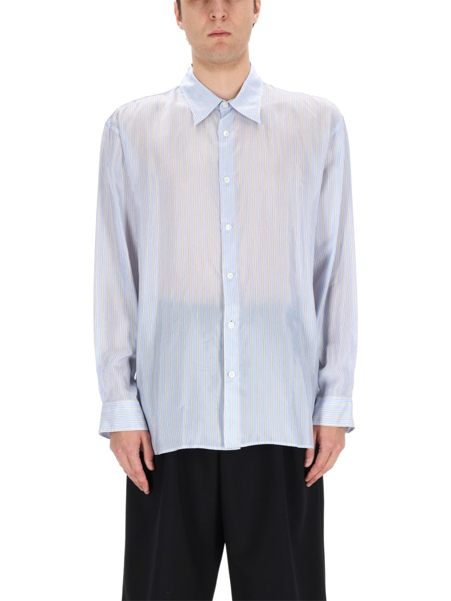 Dries Van Noten Shirts - Azure | 33f3f53069b55b1a6d2758b3945e658d99d3f7ab