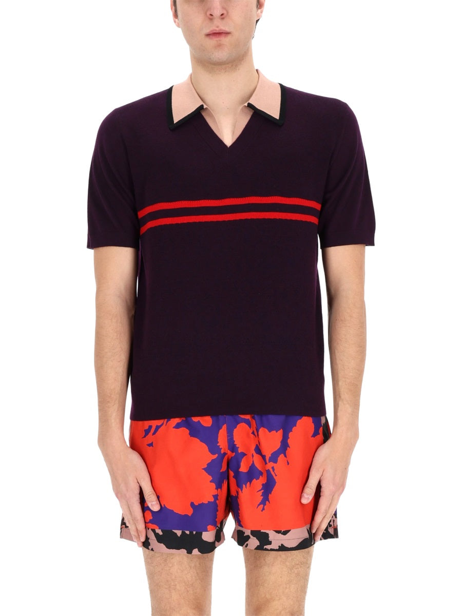 Dries Van Noten Polo - Purple | aa964d2aa12cc4b18fd8b247b46406b359357aa0