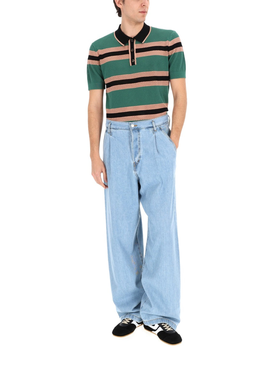 Dries Van Noten Polo - Green | 406aca8017259e40aab7297f3f6f9decd9a72c3f