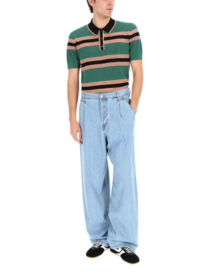Dries Van Noten Polo - Green | 406aca8017259e40aab7297f3f6f9decd9a72c3f