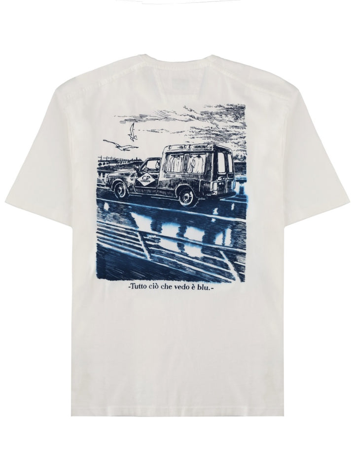 C.P. Company T shirts - White | 795f2a98a2d47dd68e56d3a001fb8a50ef192f6a