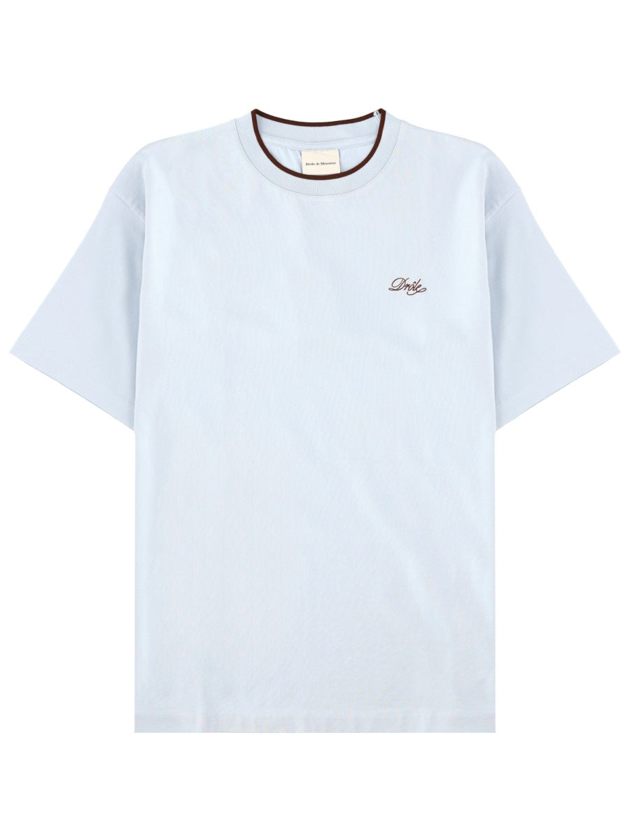 DrÔLe De Monsieur T shirts - Azure | 4722668b1b4932e9115d9383a8623e8b980d7f02