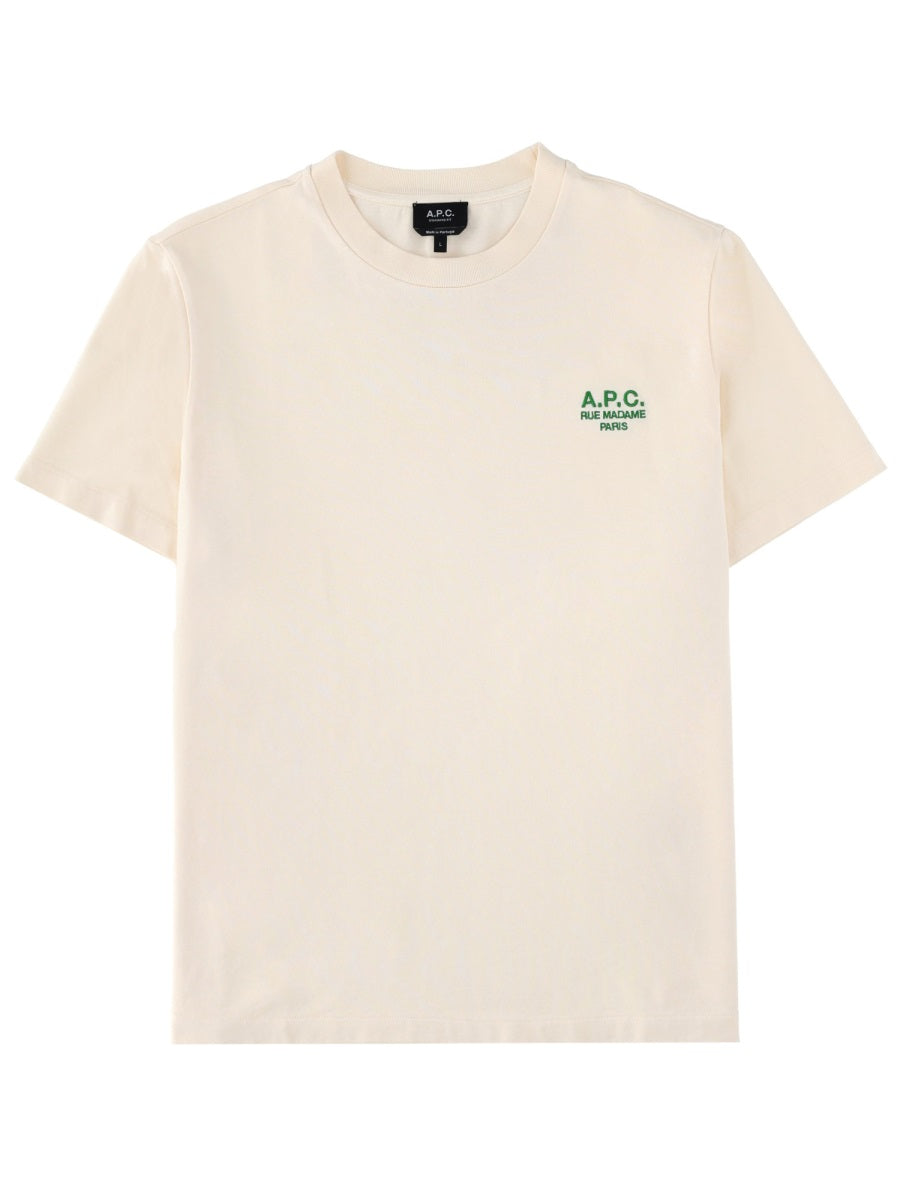 A.P.C. T shirts - Ivory | d5ca6d0de22fd0e5b40fbdbe64f8aed9e84035ed