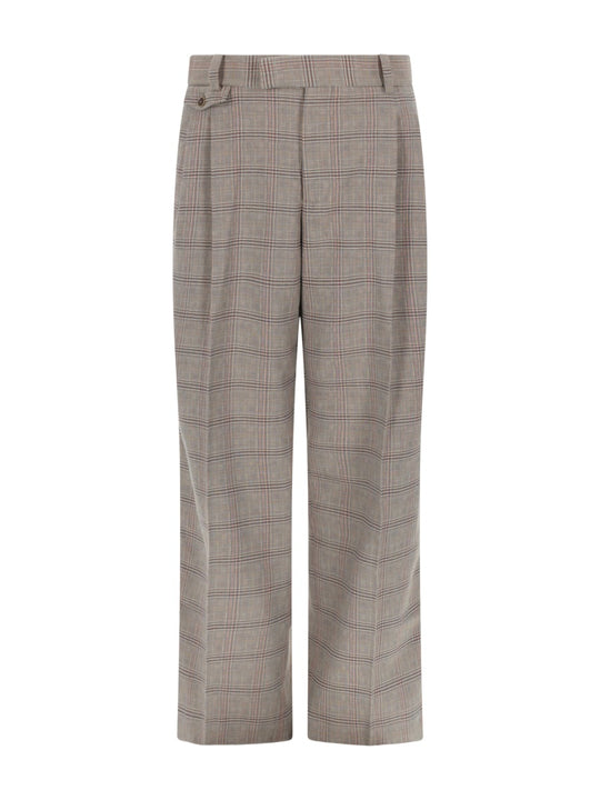 Pants "Large À Carreaux"