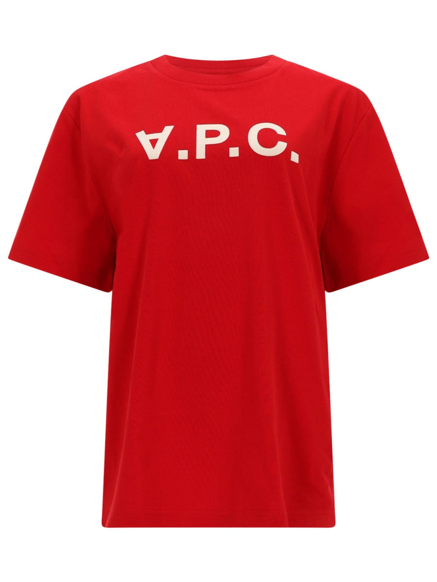 A.P.C. T shirts - Red | 9e57a1f1a0ba49a5afe470fa8c8b13f855dd888b