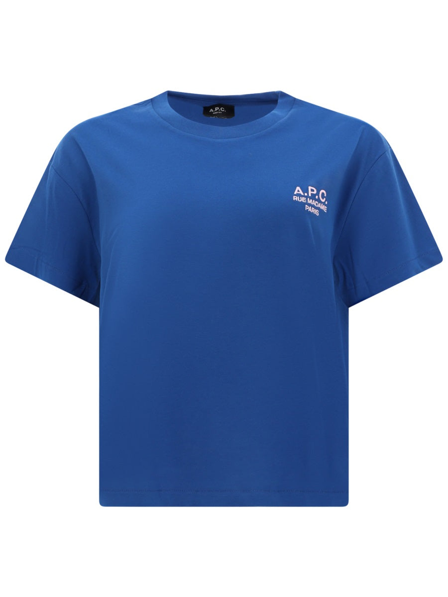 A.P.C. T shirts - Blue | 3addc404dd0315b3ec3495350953c54b35ce06a4