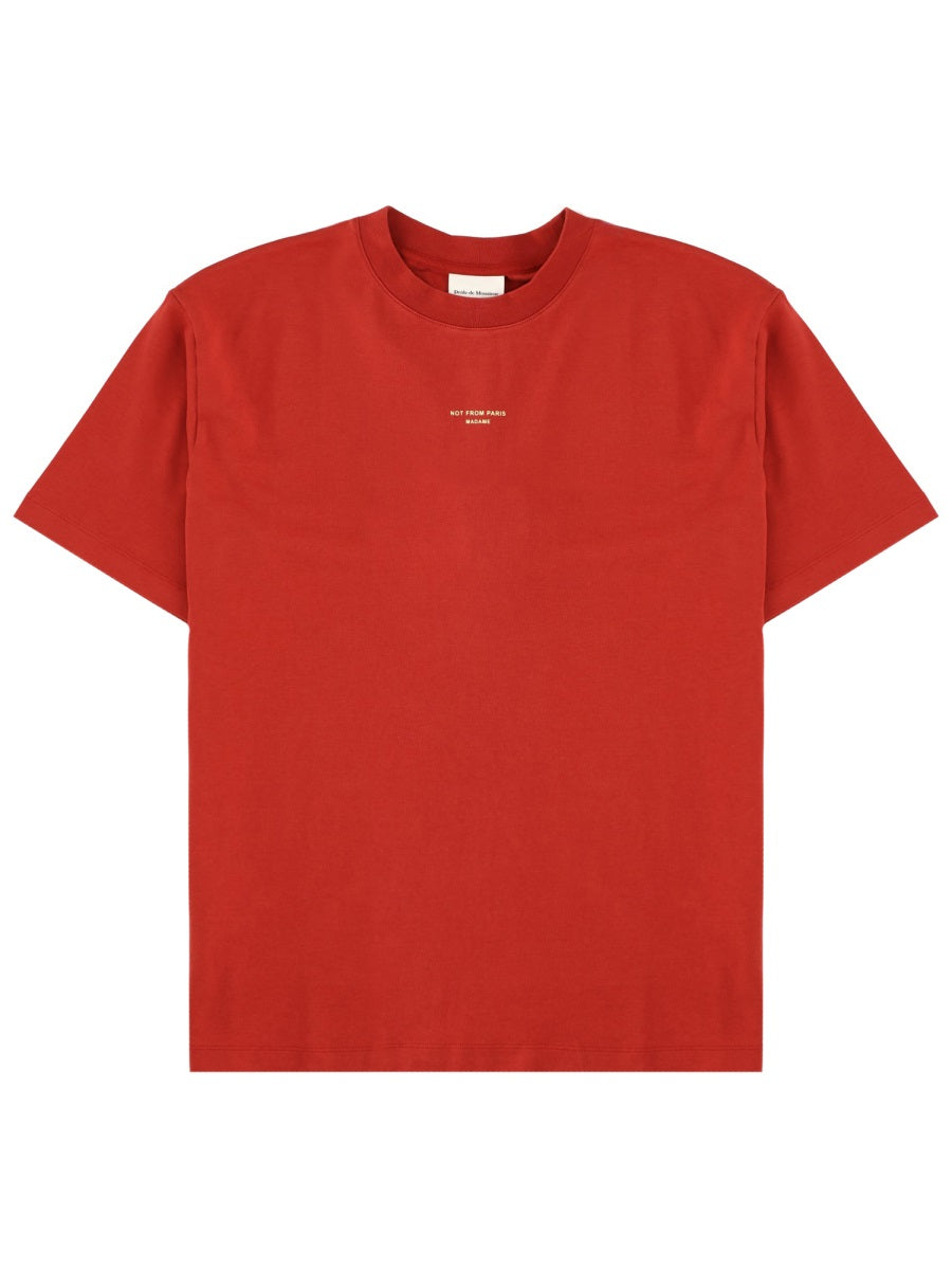 DrÔLe De Monsieur T shirts - Red | 604a41f4ab6f4c5982b6bdaaf3351fae3e012df6