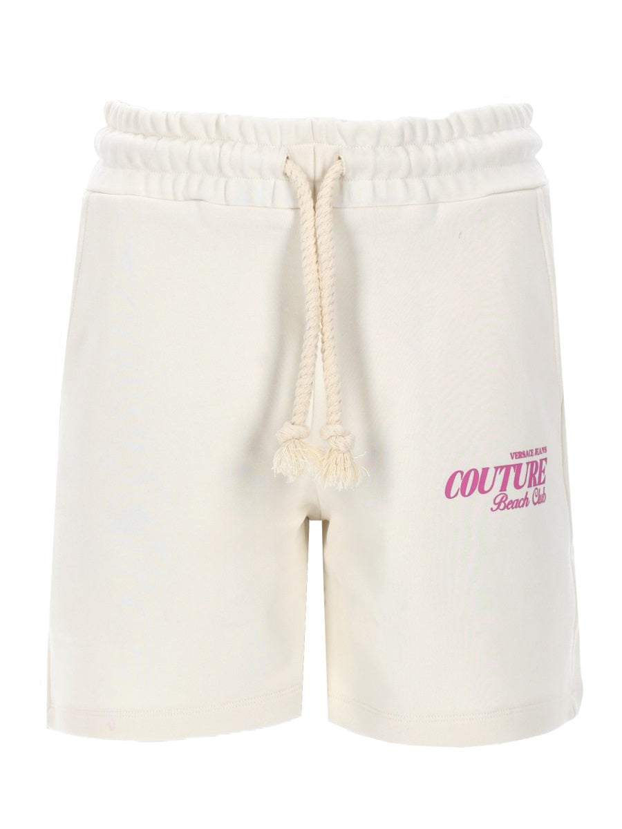 Versace Jeans Couture Shorts - Ivory | 181704b9d38b5abce27daeba286e65fa3a3f146a