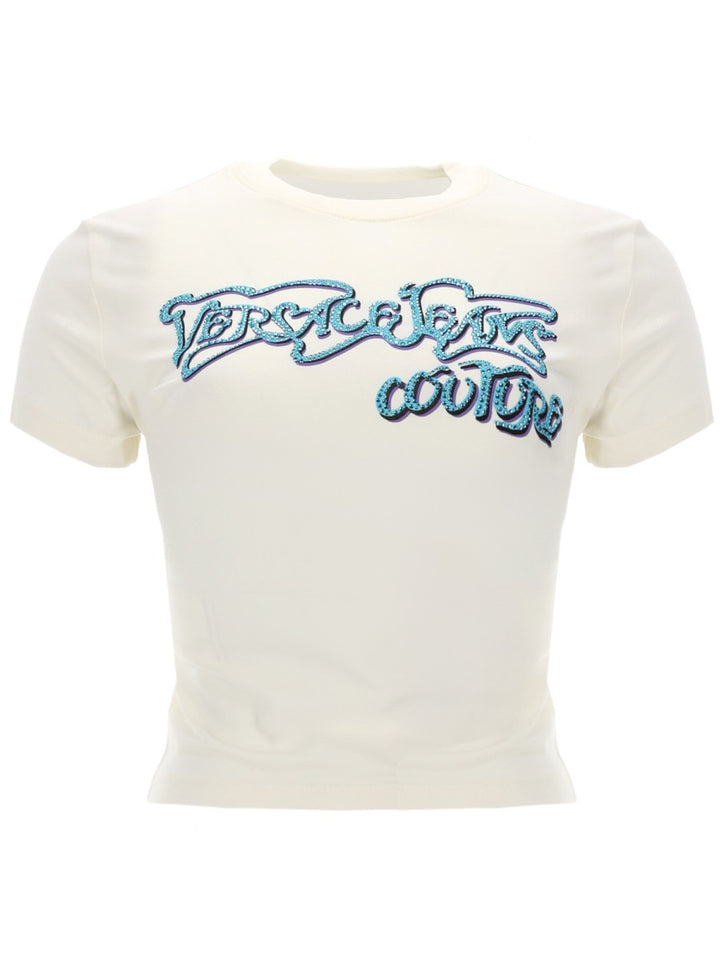 Versace Jeans Couture T shirts - Ivory | 1603832f4100d8b26a874281b43330dffff45c16