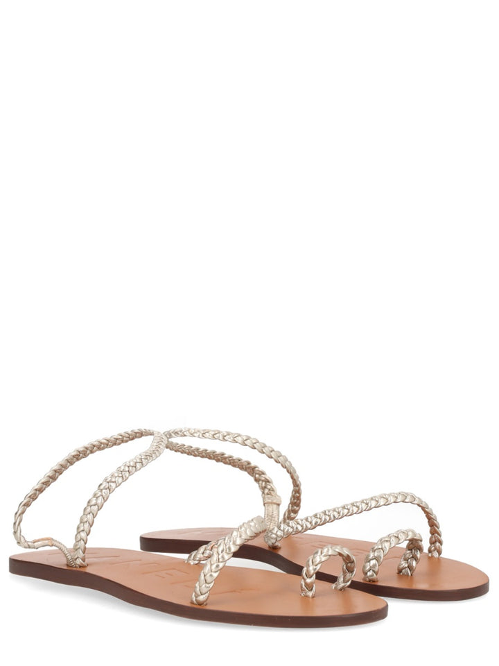 Manebi Flat Shoes - Silver | 175a17c994cada8dba56195816837bdcf03a3022