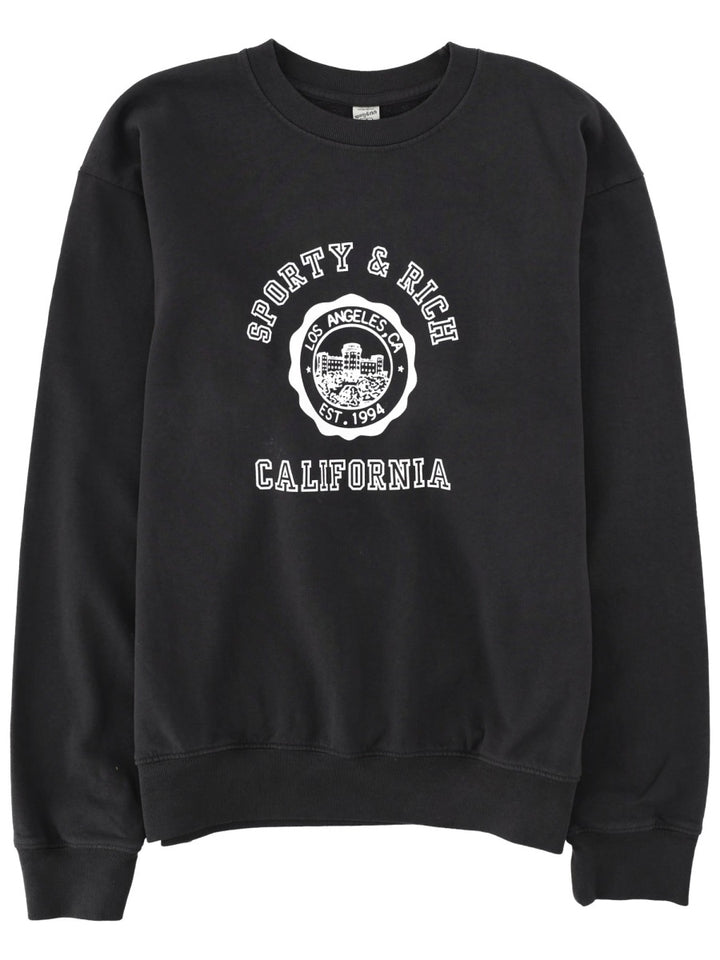 Sporty & Rich Sweatshirts - Black | e464efc6cbf7a0d2fc7c0d9f595ea6f0477553d8