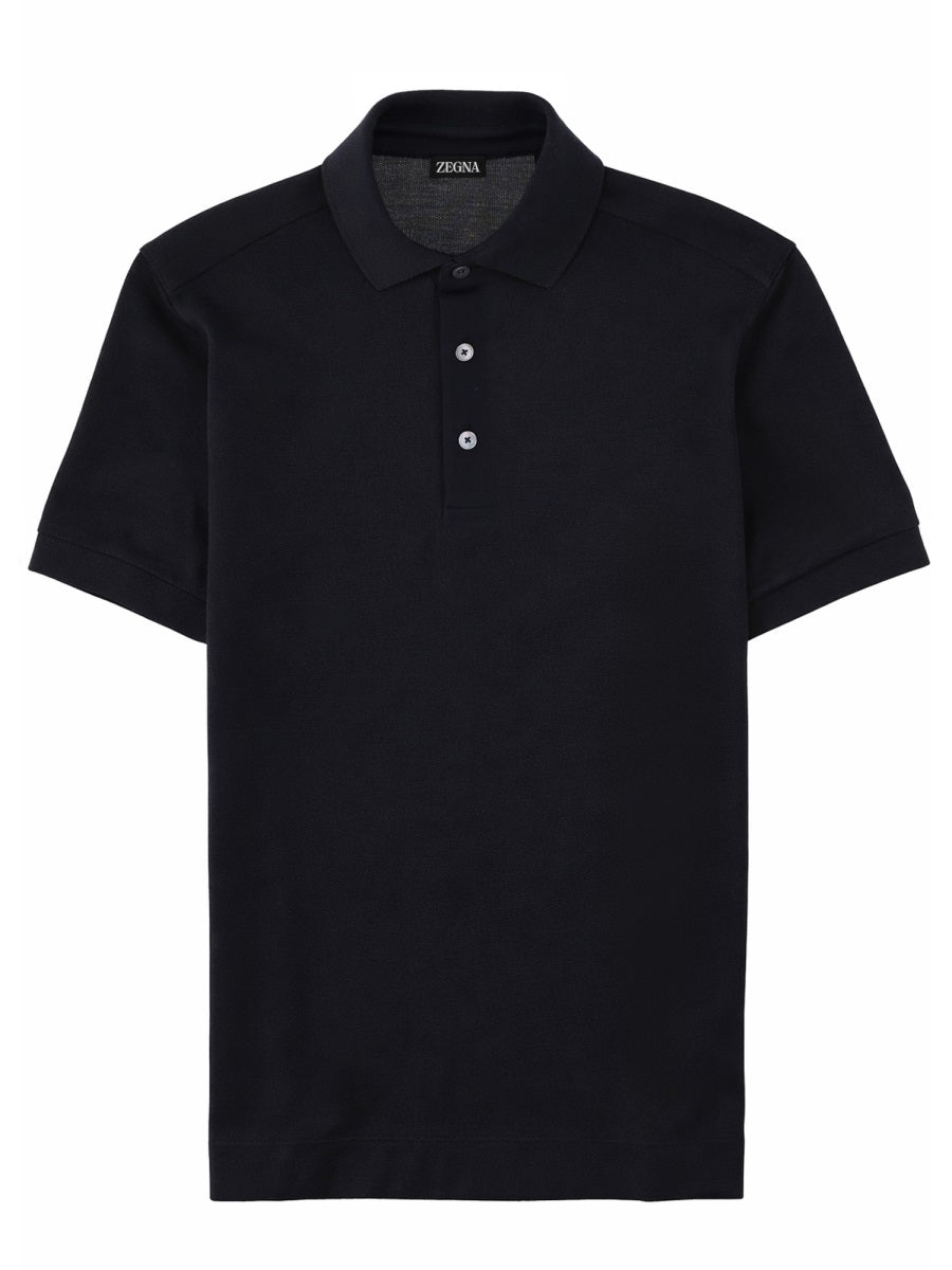 Zegna Polo - Blue | 7511f339c7b7ffa22f1e7d92993edf30677123f8