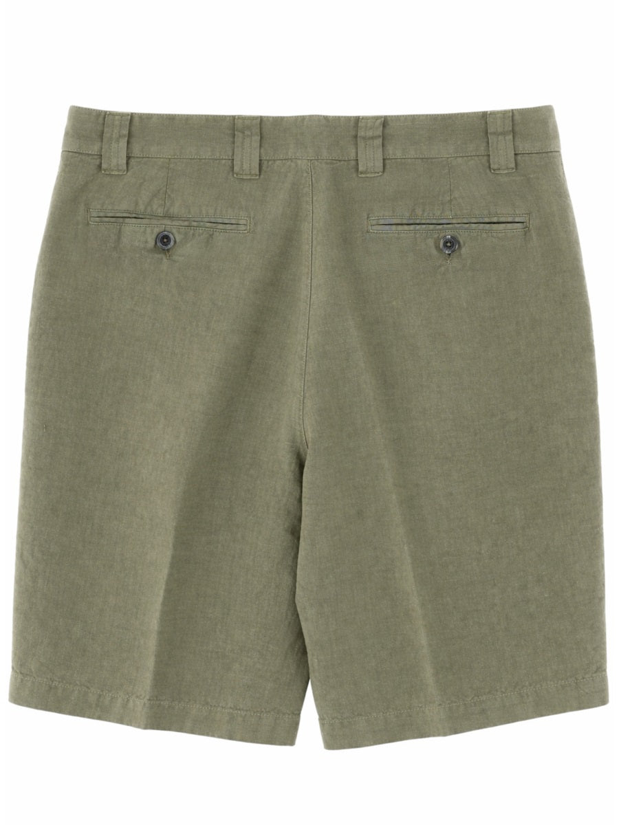 120% Lino Shorts - Green | fedce97888e48a0c4a16f8efdf36a6d0580837ba