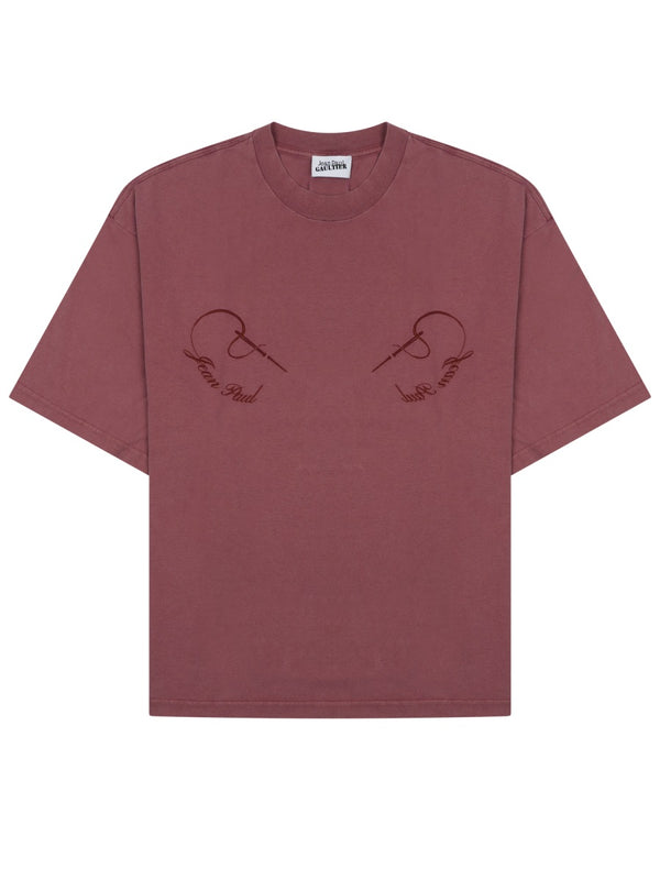 T-Shirt "Needles" Con Logo