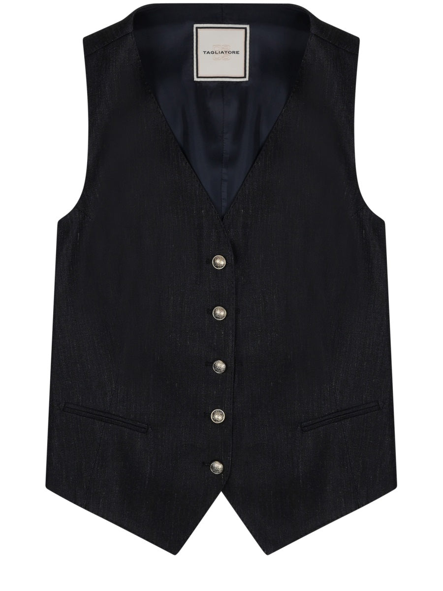 Tagliatore Gilet - Blue | 848893f2c8a36e099cf66c64eb6ade85c73bbaa5