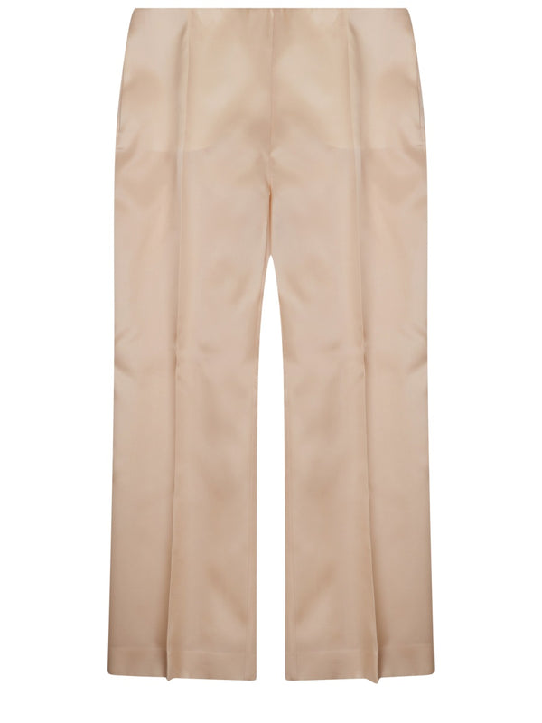 Pantalone Dritto In Seta