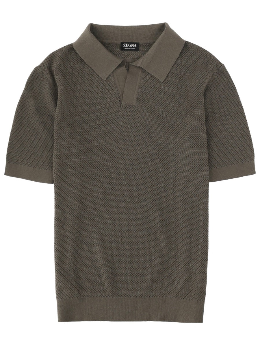 Zegna Polo - Grey | 58803a1fa61c1b7c66b505d9e8c9baaa3f9edafb