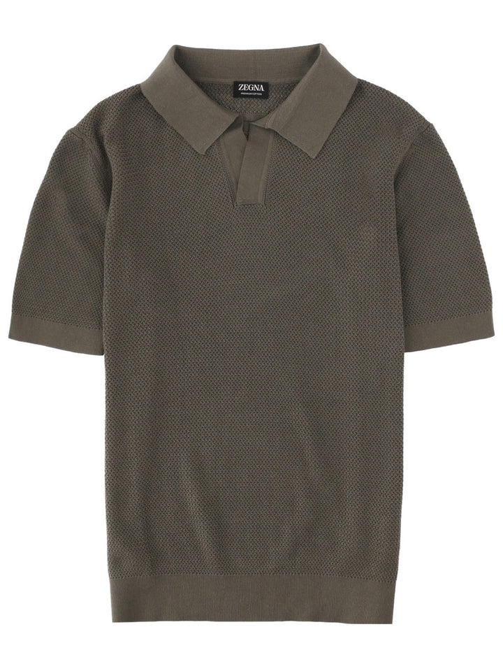 Zegna Polo - Grey | 58803a1fa61c1b7c66b505d9e8c9baaa3f9edafb