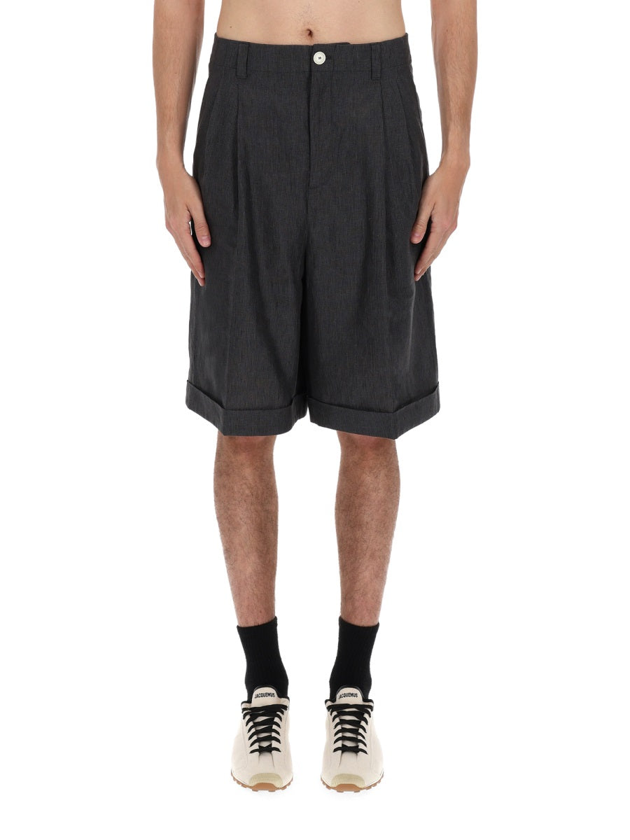 Jacquemus Shorts - Charcoal | fee815517697223aade1c557a5b5baaa3b5bfbd7