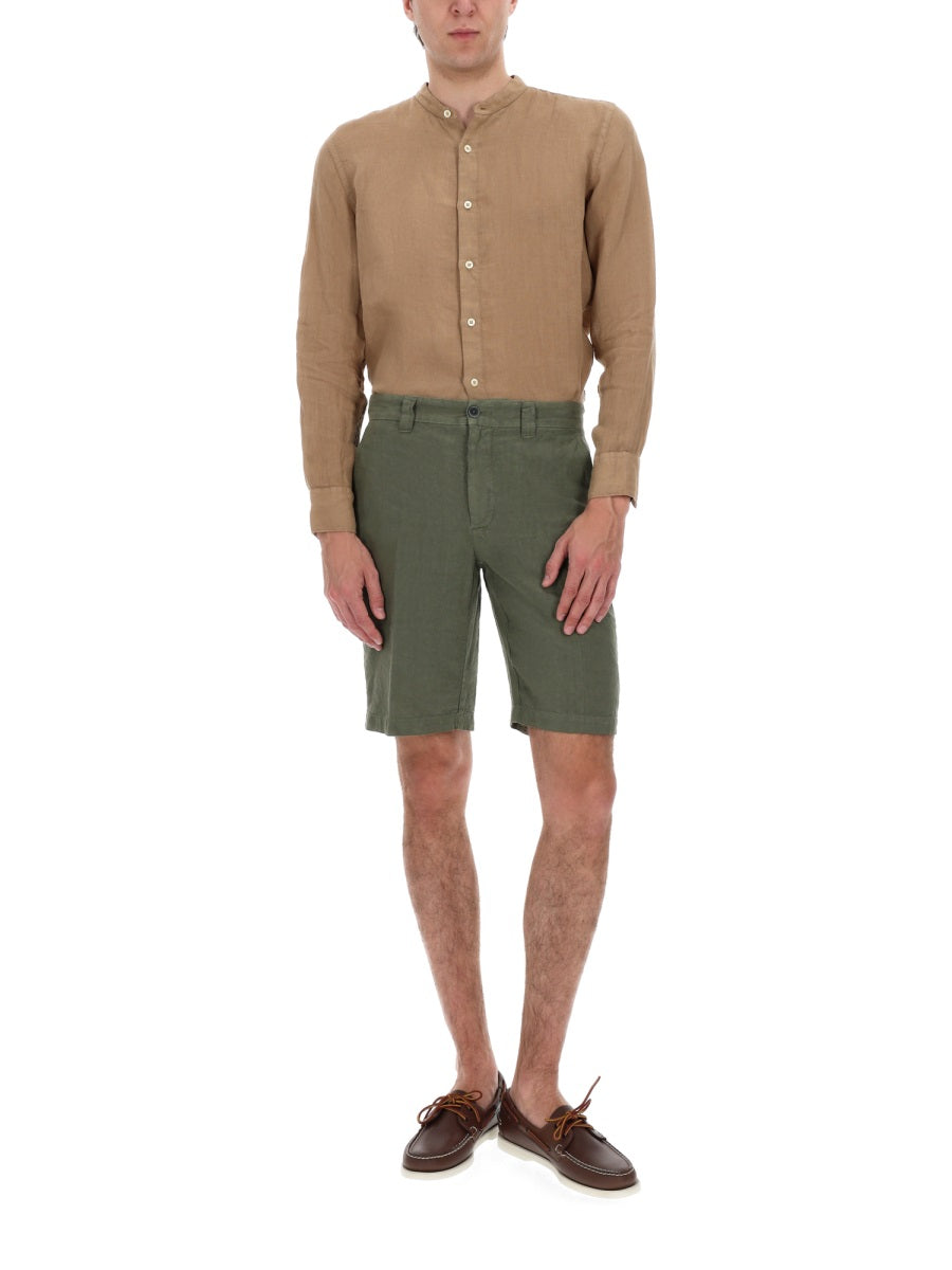 120% Lino Shorts - Green | 6350950c56693784eb0689e0eba16751b8ed7110