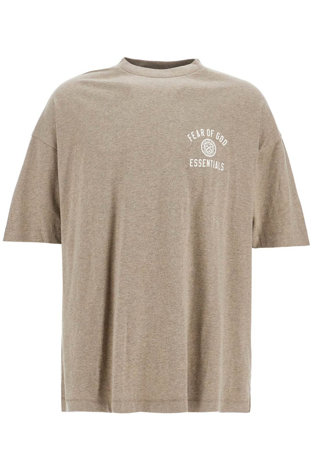 Heather Grey Minimalist Crew Neck T Shirt