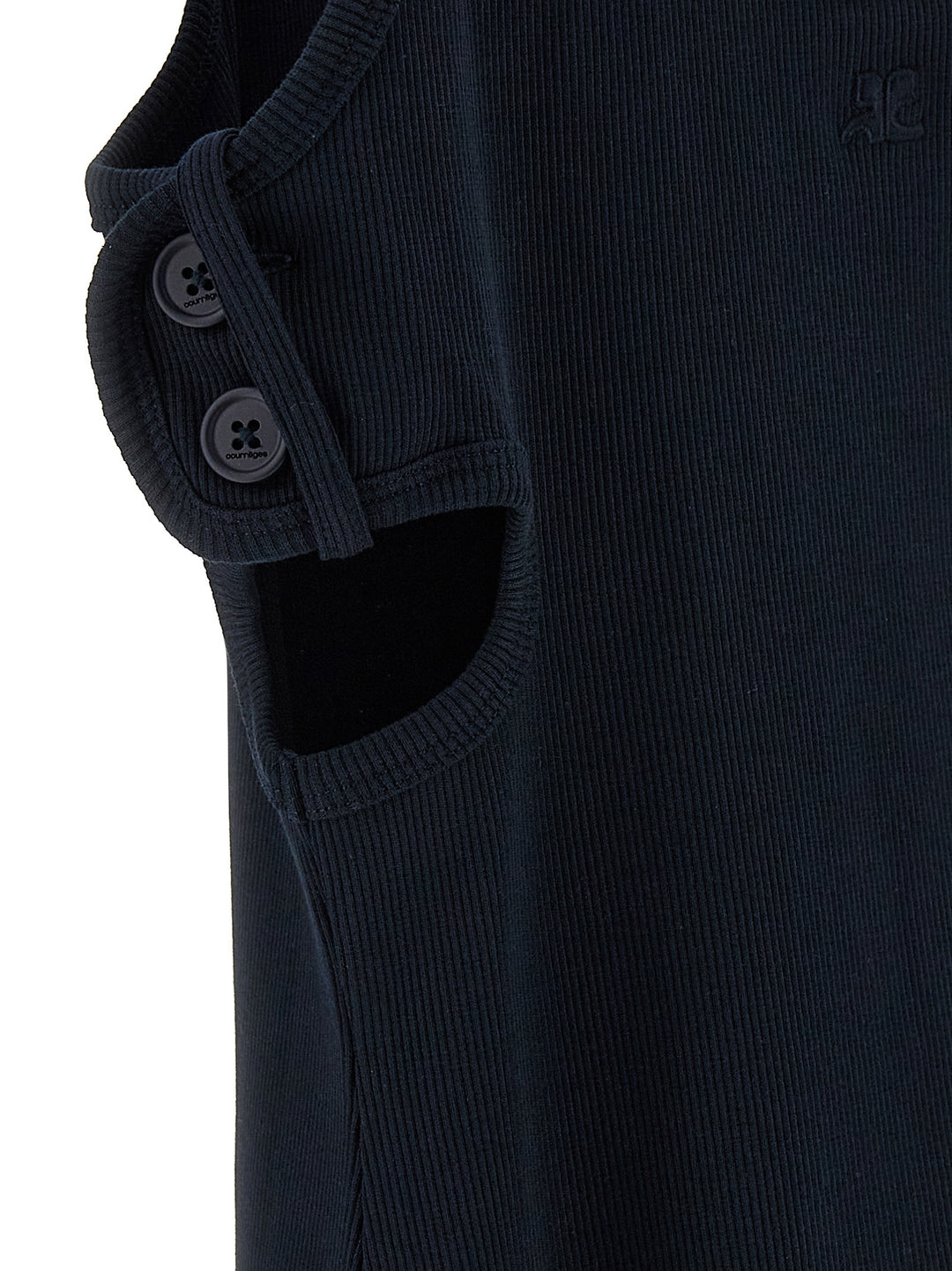 Courreges Double Buckele 90 Dresses - Blue | 012550636165cb601af6a61a2b01aa0f1e770a78